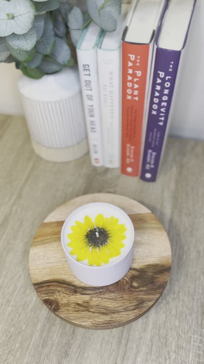 Sun Flower Candle